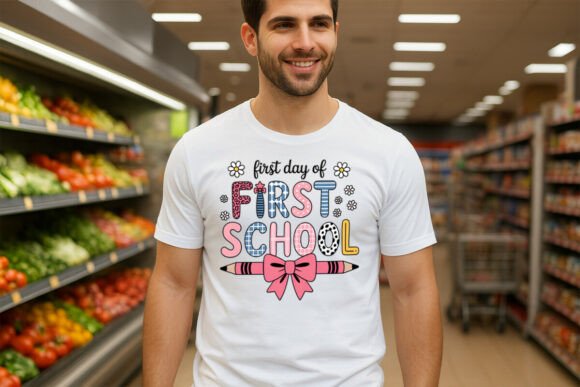 First Day of First School PNG – Cute Bac