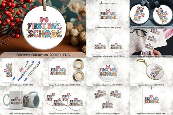 First Day School Cute PNG