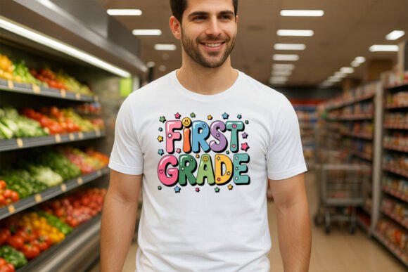 First Grade Cute Retro School Design: A Vibrant Solution for Back-to-School Celebrations