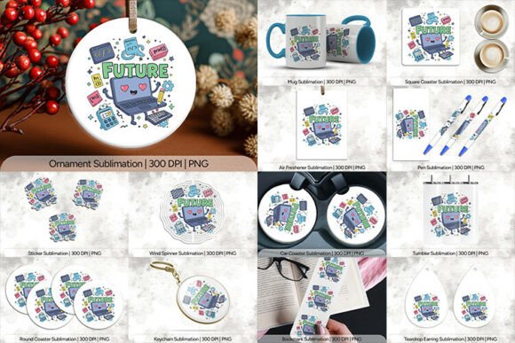 Future Tech School Sublimation PNG