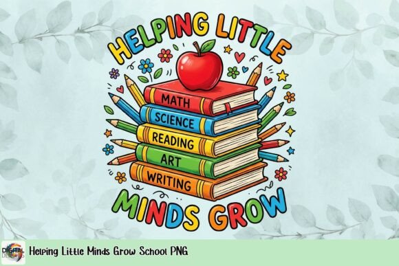 Helping Little Minds Grow School PNG