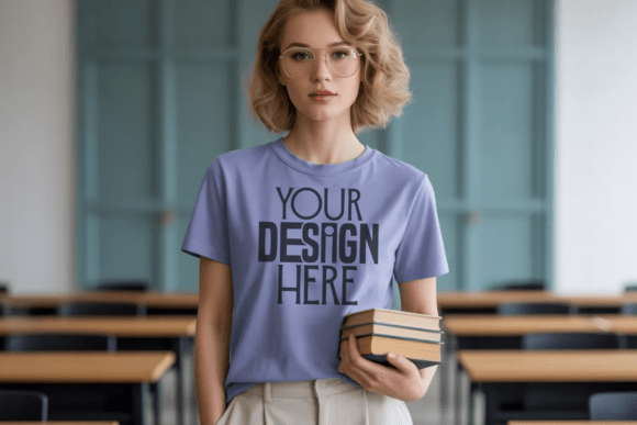 Periwinkle Comfort Colors 1717 Teacher M
