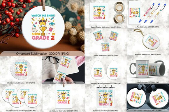 Shine in Grade 2 Sublimation PNG
