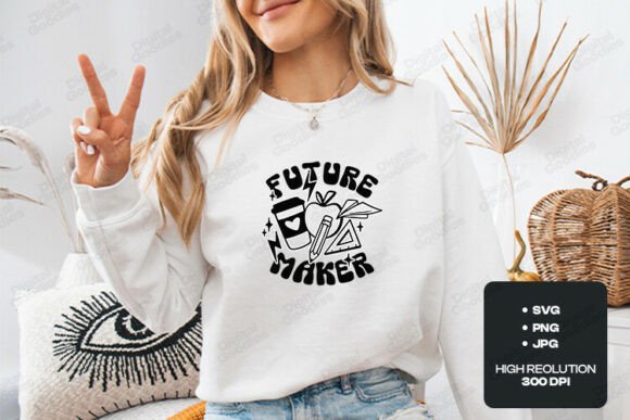 The Future Maker Teacher SVG Design: Elevating Educator Branding in the Digital Creative Economy