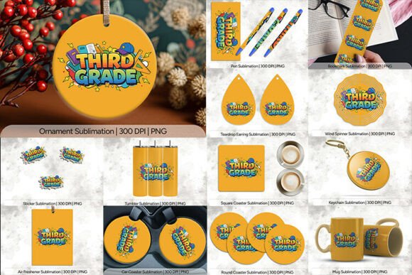Unlocking Creativity: A Comprehensive Guide to Third Grade Bold Sublimation PNG Bundles