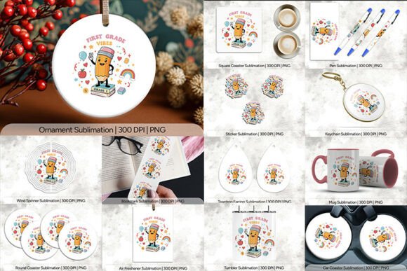 Unlocking the Potential of First Grade Vibes Cute Sublimation PNG for Modern Crafters and Entrepreneurs