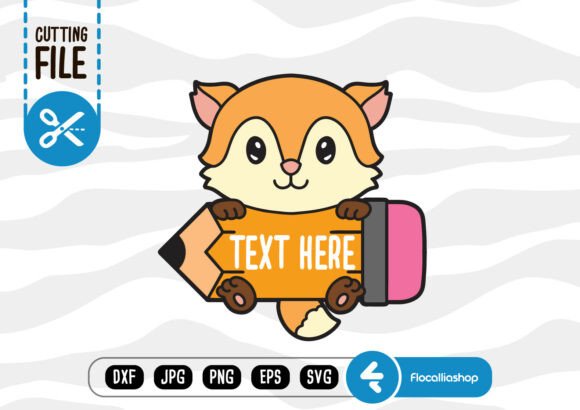 Woodland Pencil Monogram, Fox SVG: The Ultimate Back-to-School Design Solution